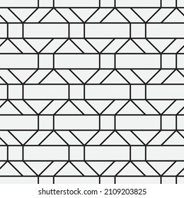 Seamless   vector pattern. Abstract geometric reticulate background. Monochrome  stylish texture.