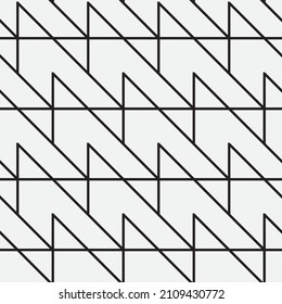 Seamless   vector pattern. Abstract geometric reticulate background. Monochrome  stylish texture.
