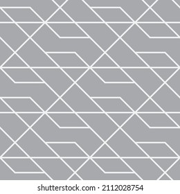 Seamless   vector pattern. Abstract geometric reticulate background. Monochrome  stylish texture.