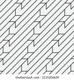 Seamless   vector pattern. Abstract geometric reticulate background. Monochrome  stylish texture.