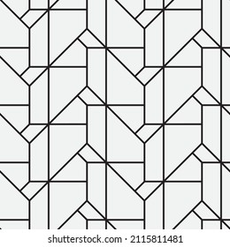 
Seamless   vector pattern. Abstract geometric reticulate background. Monochrome  stylish texture.
