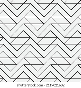 Seamless   vector pattern. Abstract geometric reticulate background. Monochrome  stylish texture