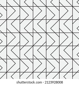 Seamless   vector pattern. Abstract geometric reticulate background. Monochrome  stylish texture.