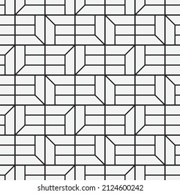 
Seamless   vector pattern. Abstract geometric reticulate background. Monochrome  stylish texture.
