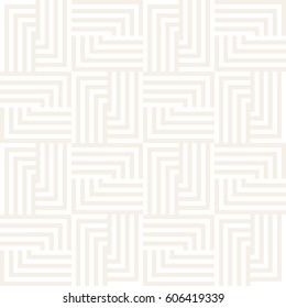 Seamless Vector Pattern. Abstract Geometric Background. Linear  Grid Structure. Elegant Stripes Lattice