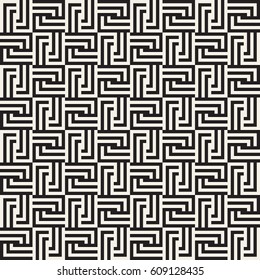 Seamless Vector Pattern. Abstract Geometric Background. Linear Grid Structure.