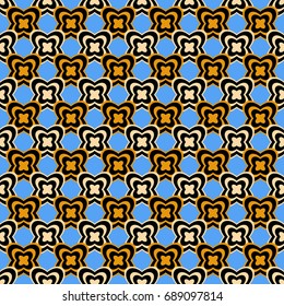 Seamless vector pattern of abstract geometric shapes. Design elements scrapbook. Can be used for wallpapers, fill images, web page, background, surface
