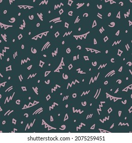 Seamless vector pattern with abstract graphic design. Background for fabric, clothing, wallpaper, wrapping paper, stationery. 