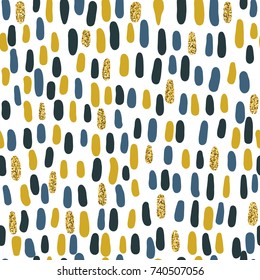 Seamless vector pattern. Abstract hand drawn background