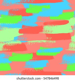 Seamless vector pattern with abstract illustration. 