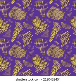 Nahtloses Vektormuster. Abstrakter, chaotischer Hintergrund.