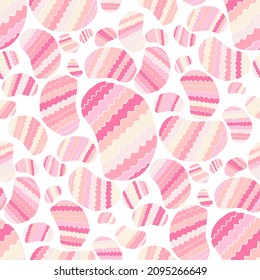 Seamless vector pattern with abstract modern doodles. Bright summer print. Trendy colorful background. Vintage geometric doodles.	