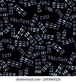 Seamless vector pattern with abstract modern doodles. Bright summer print. Trendy colorful background. Vintage geometric doodles.	
