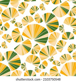 Seamless vector pattern with abstract modern doodles. Bright summer print. Trendy colorful background. Vintage geometric doodles.	