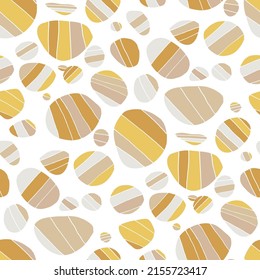 Seamless vector pattern with abstract modern doodles. Bright summer print. Trendy colorful background. Vintage geometric doodles.	