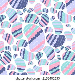 Seamless vector pattern with abstract modern doodles. Bright summer print. Trendy colorful background. Vintage geometric doodles.	