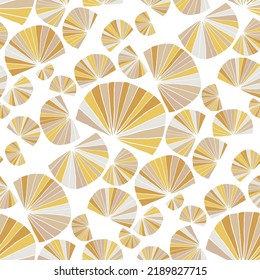 Seamless vector pattern with abstract modern doodles. Bright summer print. Trendy colorful background. Vintage geometric doodles.	