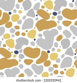 Seamless vector pattern with abstract modern doodles. Bright summer print. Trendy colorful background. Vintage geometric doodles.	