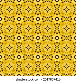 Seamless vector pattern with abstract oriental ornament. Design for printing on textiles, paper and other surfaces. 