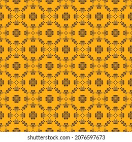 Seamless vector pattern with abstract oriental ornament. Universal decorative print for textiles. 