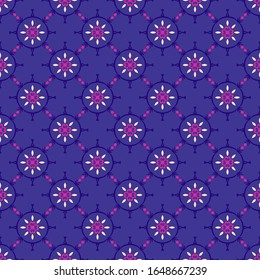 Seamless vector pattern with abstract ornament. Background with ethnic oriental motifs. Universal textile design.
