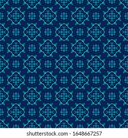 Seamless vector pattern with abstract ornament. Background with ethnic oriental motifs. Universal textile design.