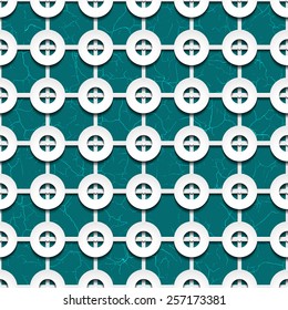 Seamless vector pattern with abstract paper elements