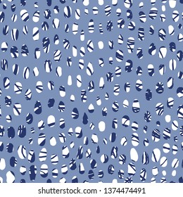 Seamless vector pattern abstract pebble like shapes for textile, clothing and backgrounds