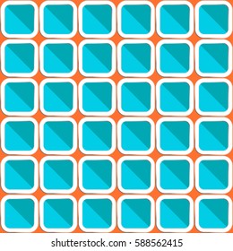 Seamless vector pattern. Abstract pattern of rounded squares for backgrounds.