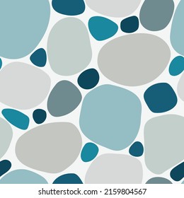Seamless vector pattern with abstract shapes