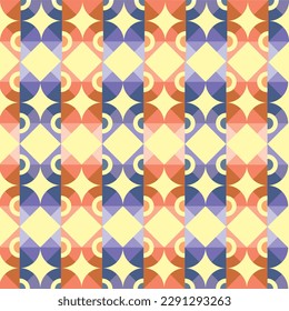 a seamless vector pattern with abstract shapes