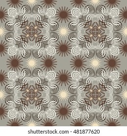 seamless vector pattern of abstract shapes