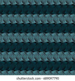 Seamless vector pattern of abstract striped ovals. Design elements scrapbook. Can be used for wallpapers, fill images, web page, background, surface