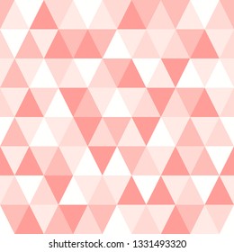 Seamless vector pattern. Abstract triangle geometric background. 