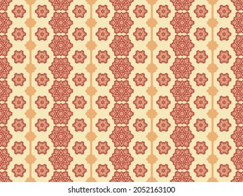 Seamless vector pattern with abstract vintage ornament. Luxurious print for fabrics, wallpapers, wrappers. 