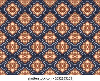 Seamless vector pattern with abstract vintage ornament. Luxurious print for fabrics, wallpapers, wrappers. 