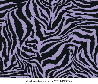 seamless vector pattern of abstract zebra skin in 70s pop-art style, marble effect