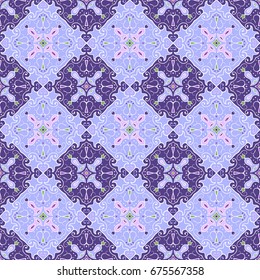 seamless vector pattern with alternating tiles