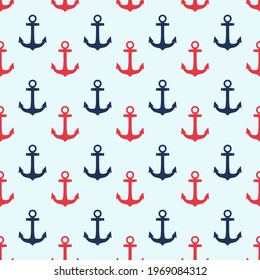 Seamless vector pattern with anchors