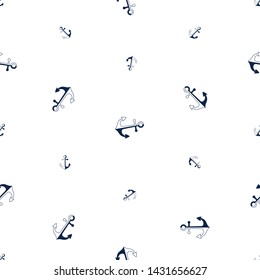 Seamless vector pattern with anchors. Seamless pattern can be used for wallpaper, pattern fills, web page background, surface textures.

