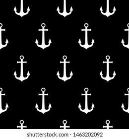 Seamless vector pattern with anchors. Seamless pattern can be used for wallpaper, pattern fills, web page background, surface textures.