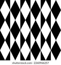 Seamless vector pattern in ancient Greek style, monochrome, rhombuses and triangles, for printing and design.