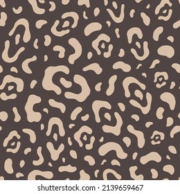 Seamless vector pattern of animals skin. Background for greeting card, website, printing on fabric, gift wrap, postcard and wallpapers. 
