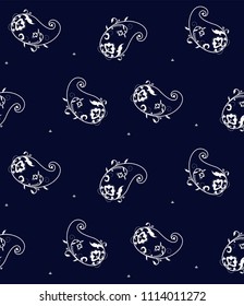 Seamless vector pattern. Arabian motives, paisley