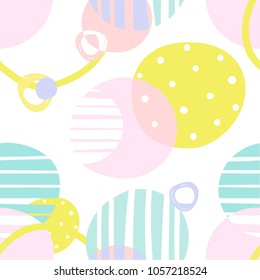 seamless vector pattern for baby and kid design 