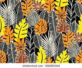 Seamless Vector Pattern For Back ground And Printing on Fabric
