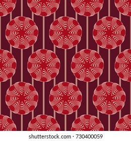 Seamless vector pattern background from circular patterns. Design elements for Scrapbook. Can be used for wallpapers, fills images, web page, background, surface