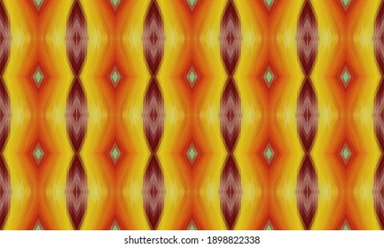 Seamless vector pattern. Background for decor or ethnic Mexican fabric pattern with colorful stripes. Can be used for ceramic tiles, wallpapers, linoleum, textiles.