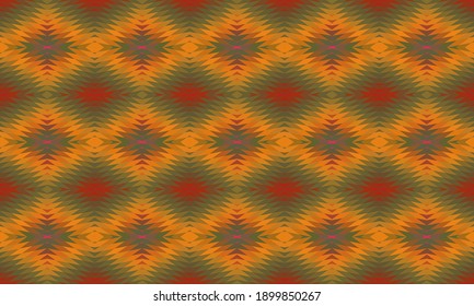 Seamless vector pattern. Background for decor or ethnic Mexican fabric pattern with colorful stripes. Can be used for ceramic tiles, wallpapers, linoleum, textiles.