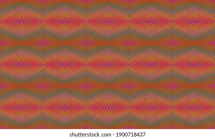 Seamless vector pattern. Background for decor or ethnic Mexican fabric pattern with colorful stripes. Can be used for ceramic tiles, wallpapers, linoleum, textiles.